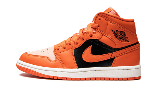 Air Jordan 1 Mid SE Rush Orange Crimson Bliss