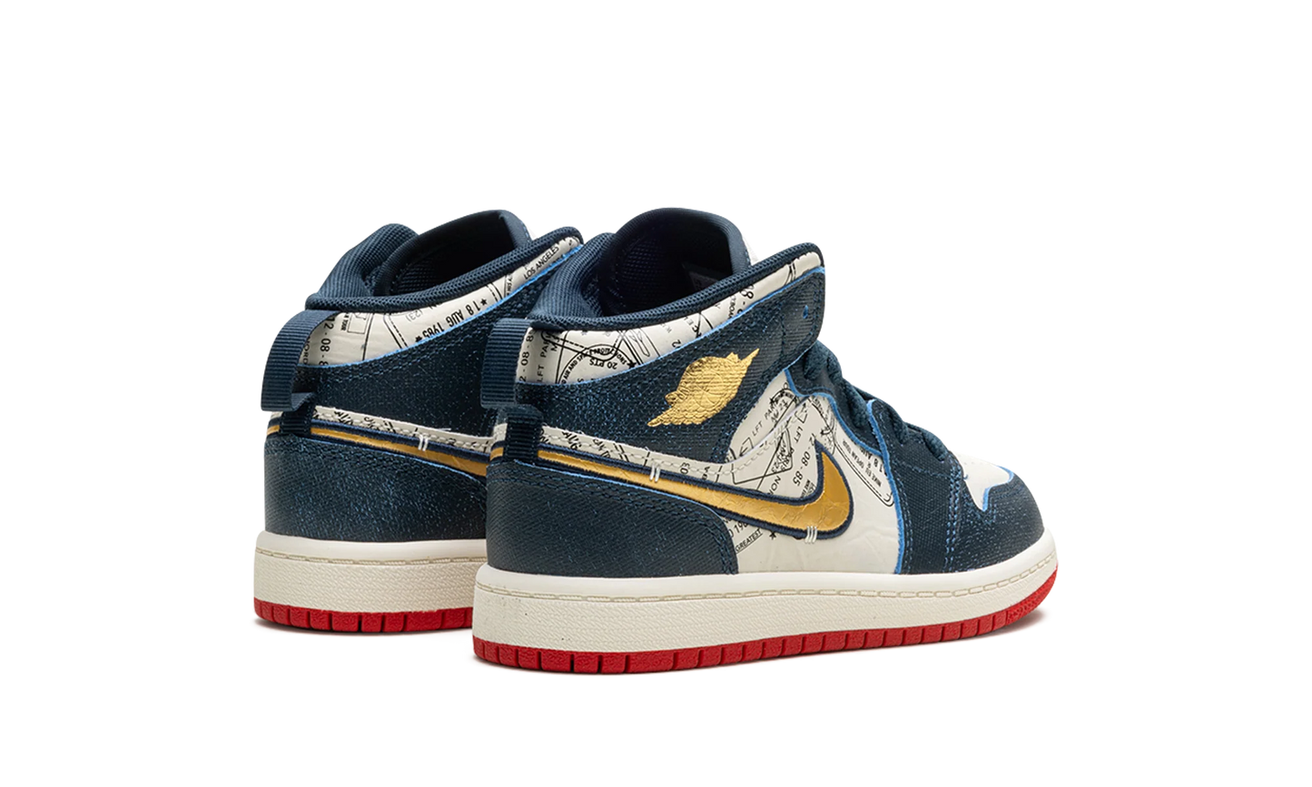 Air Jordan 1 Mid SE Take Flight (Kids)