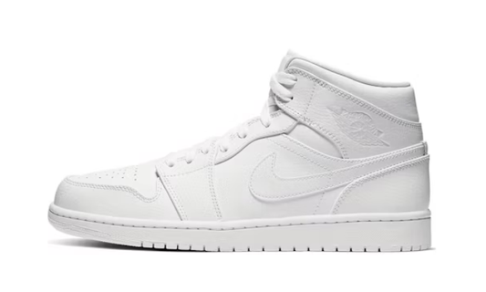 Air Jordan 1 Mid Triple White (2020)