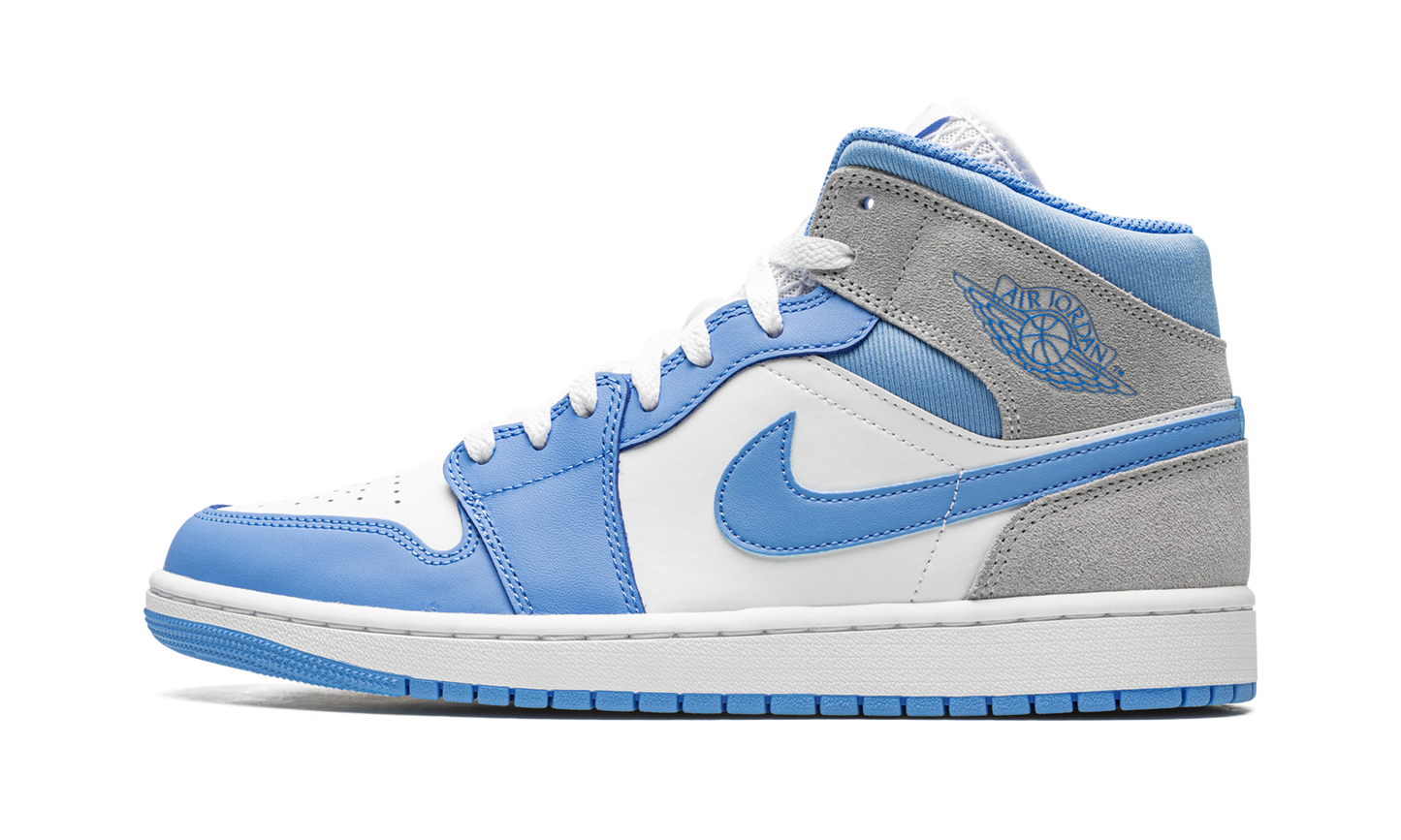 Air Jordan 1 Mid University Blue Grey