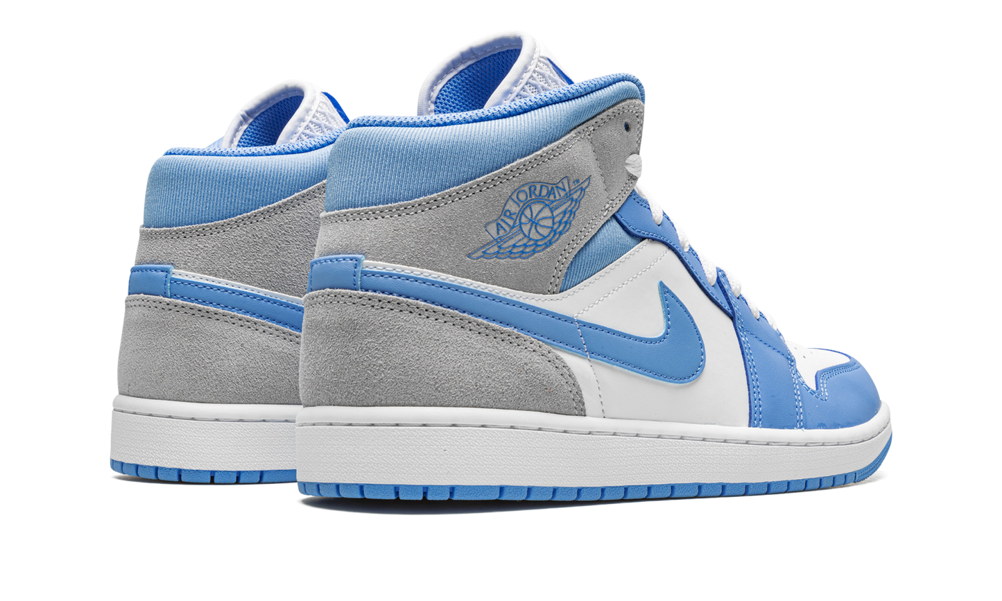 Air Jordan 1 Mid University Blue Grey