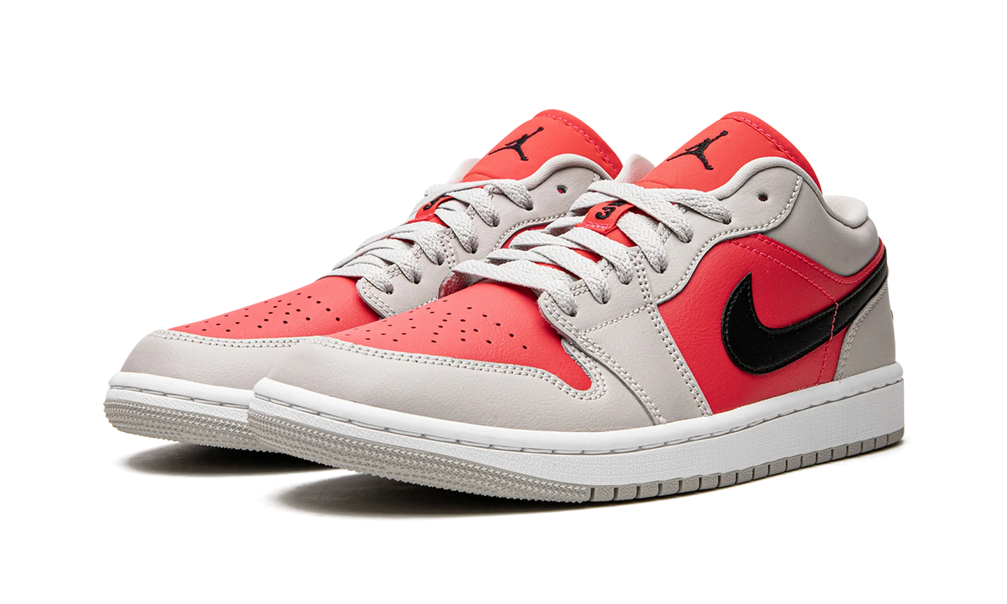 Air Jordan 1 Retro Low Light Iron Ore Siren Red