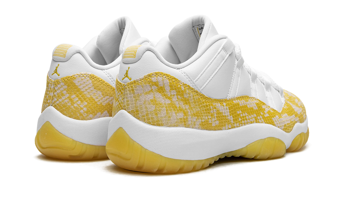 Air Jordan 11 Retro Low Yellow Snakeskin
