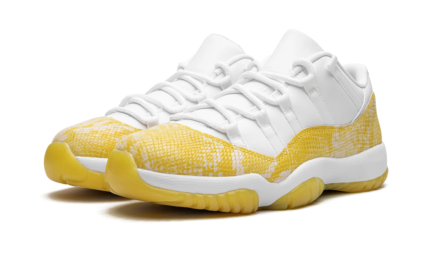 Air Jordan 11 Retro Low Yellow Snakeskin