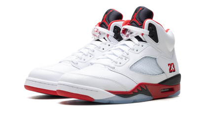 Air Jordan 5 Retro Fire Red Black Tongue (2025)