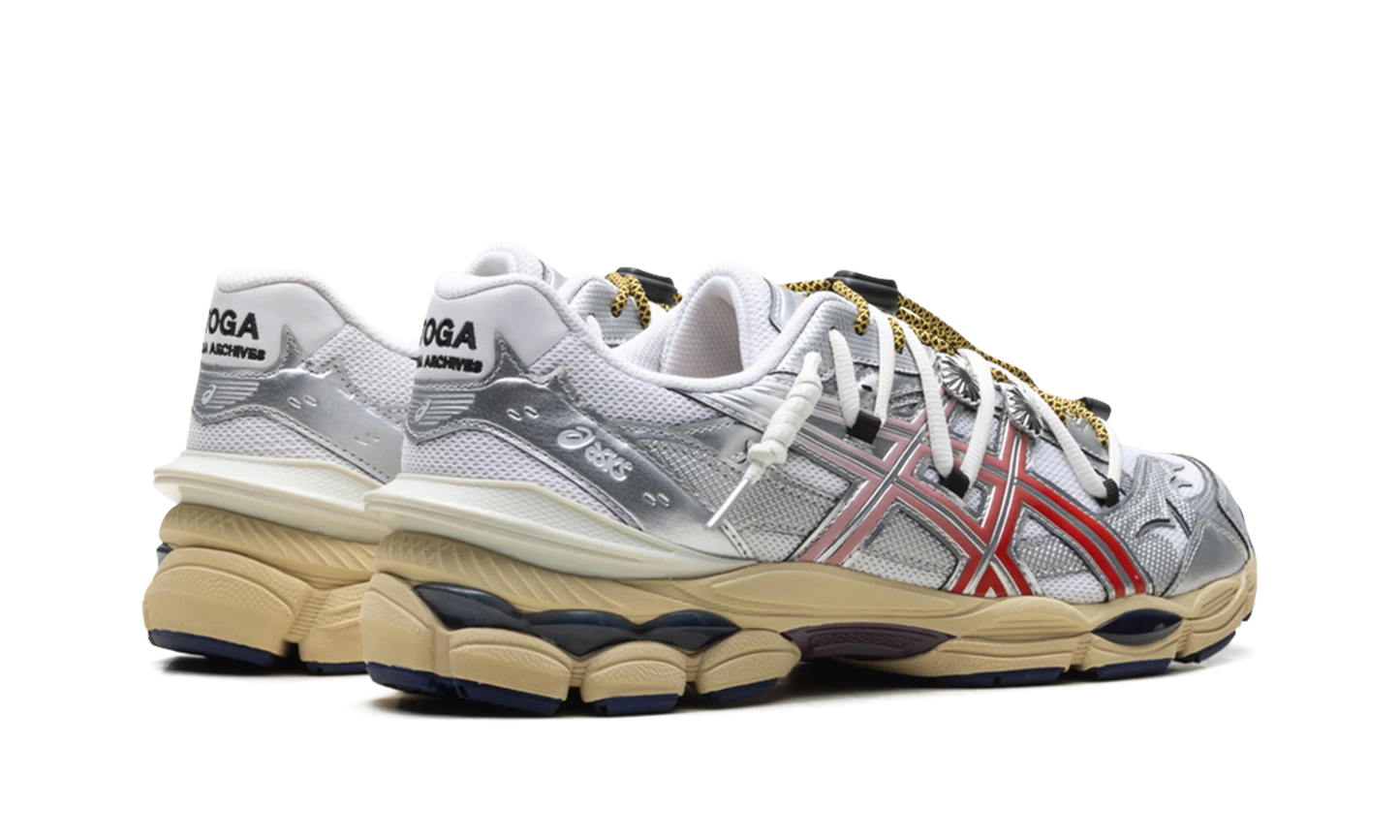 Asics Gel Cumulus 16 Toga White Red Pure Silver