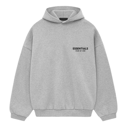 Fear of God Essentials (FW24) Fleece Hoodie Light Heather Gray