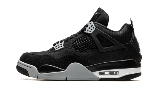 Air Jordan 4 Retro Black Canvas