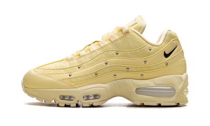 Nike Air Max 95 Soft Yellow Silver Studded