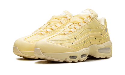Nike Air Max 95 Soft Yellow Silver Studded