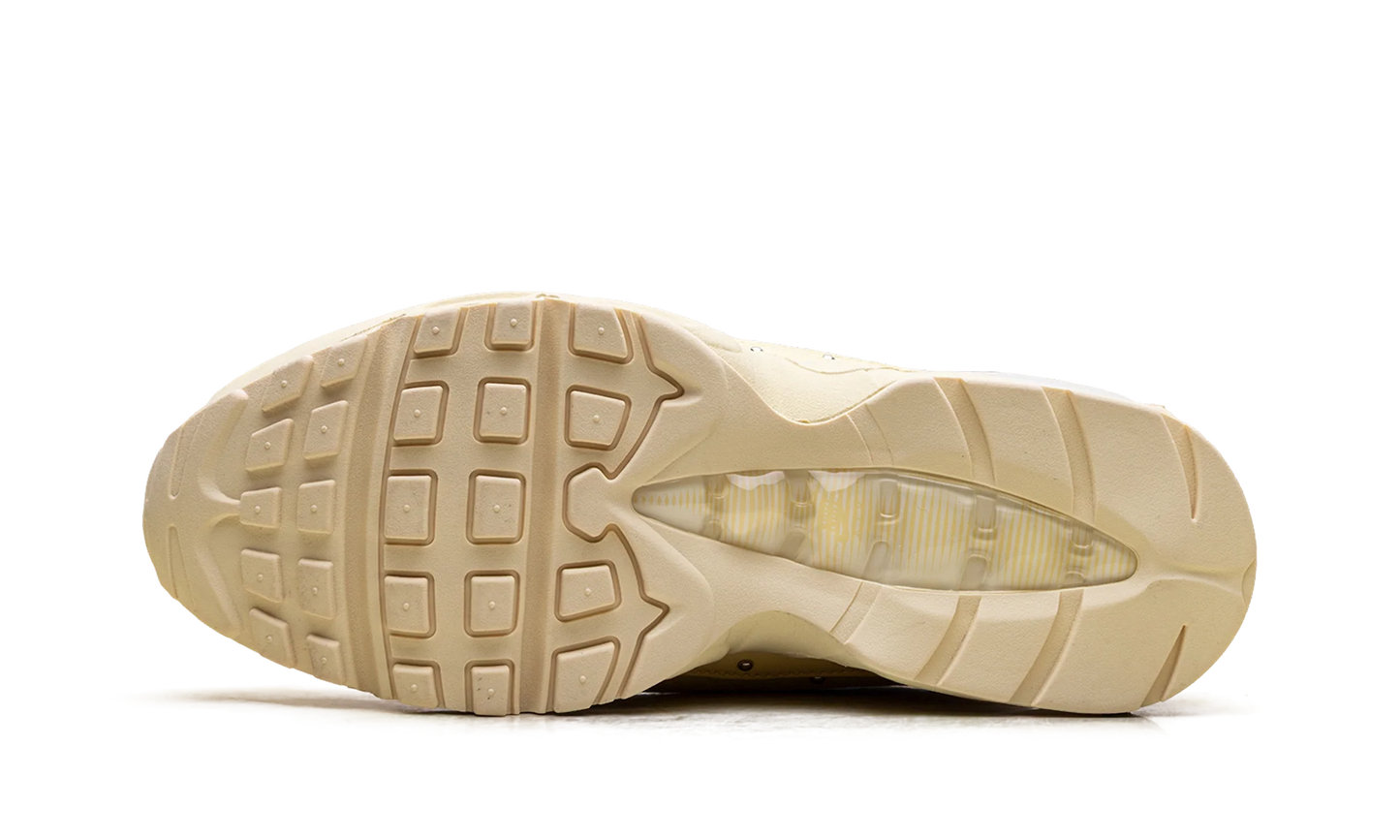 Nike Air Max 95 Soft Yellow Silver Studded