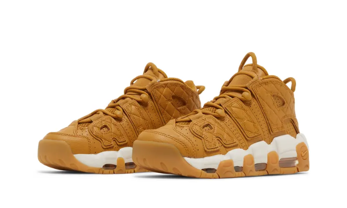 Nike Air More Uptempo Quilted Wheat Gum Light Marron