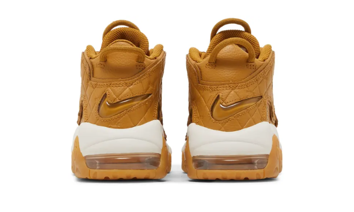 Nike Air More Uptempo Quilted Wheat Gum Light Marron