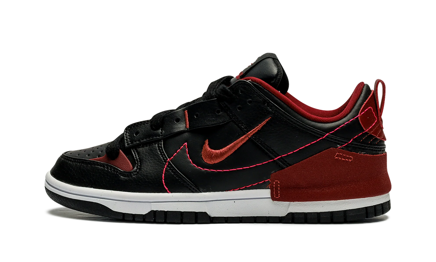 Nike Dunk Low Disrupt 2 Black Red Beetroot