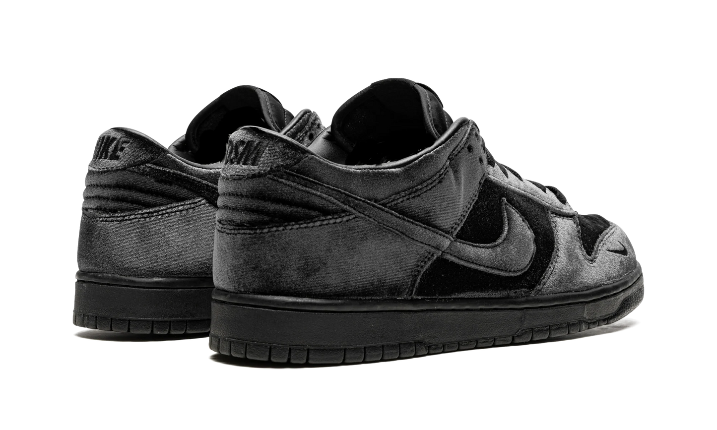 Nike Dunk Low Dover Street Market Triple Black Velvet