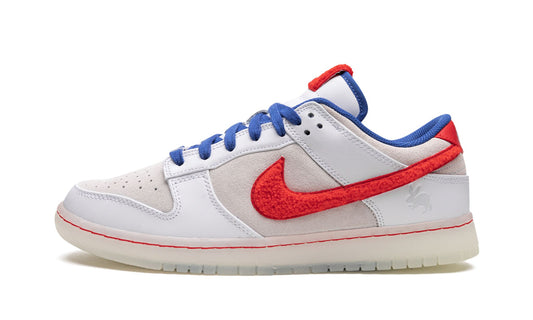 Nike Dunk Low Retro PRM Year of the Rabbit White Crimson Varsity Royal