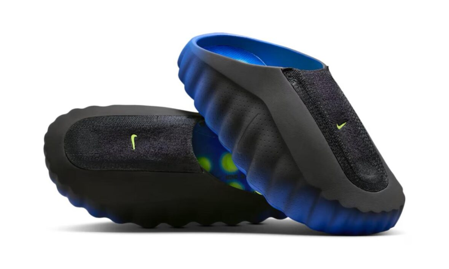 Nike Mind 001 Flyknit Slide Hyper Royal Black
