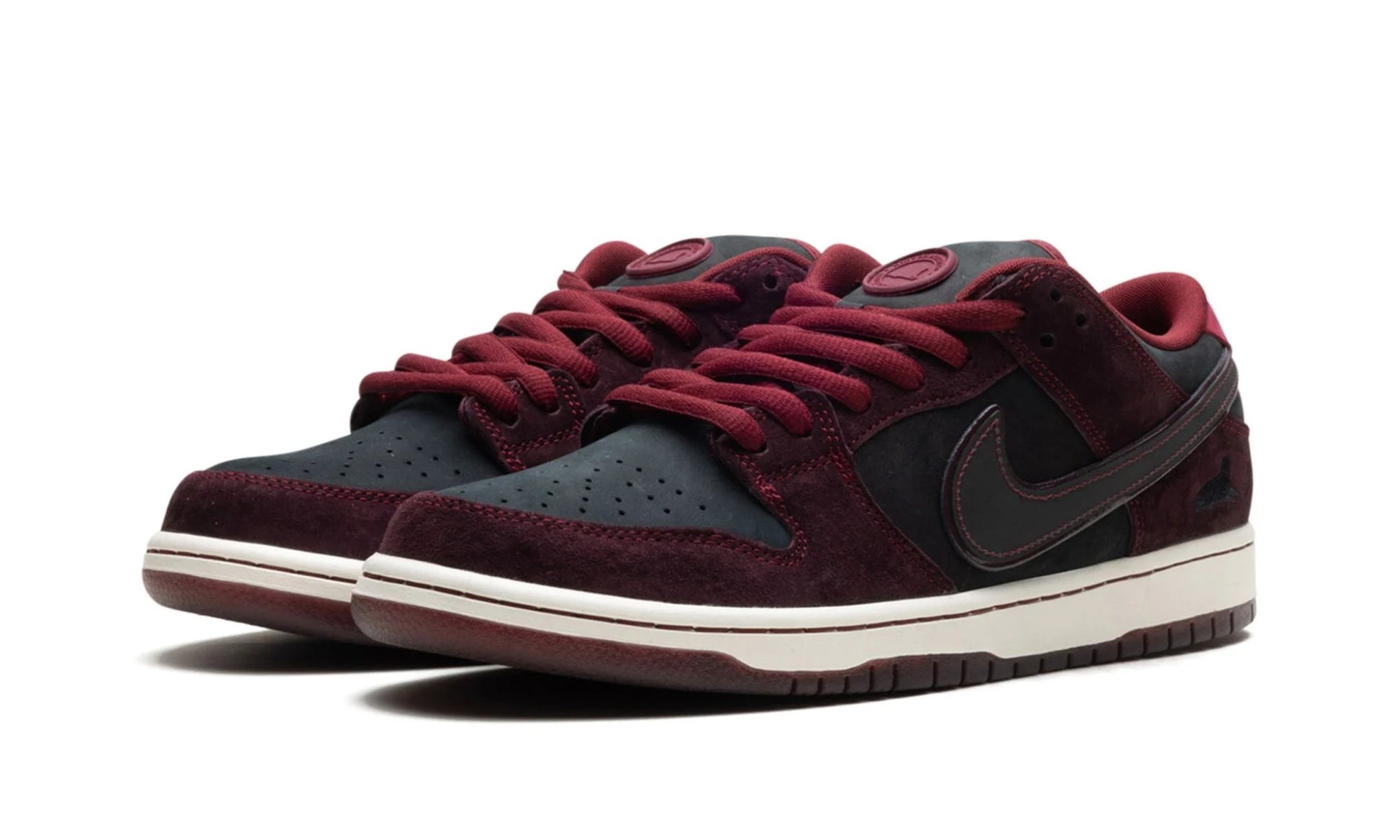 Nike SB Dunk Low x Riot Skateshop Mahogany and Team Red