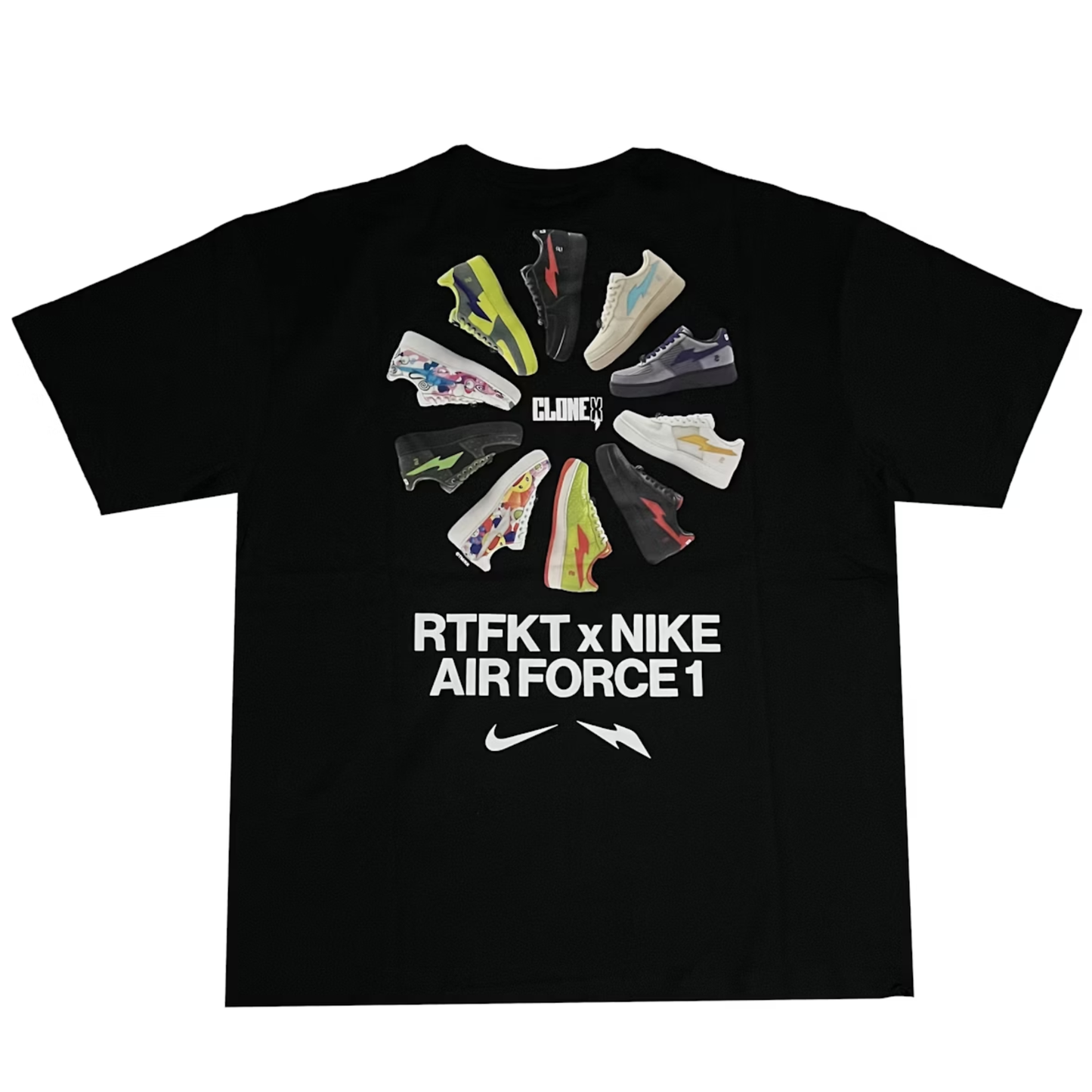 Nike x RTFKT T-shirt Air Force 1 Black